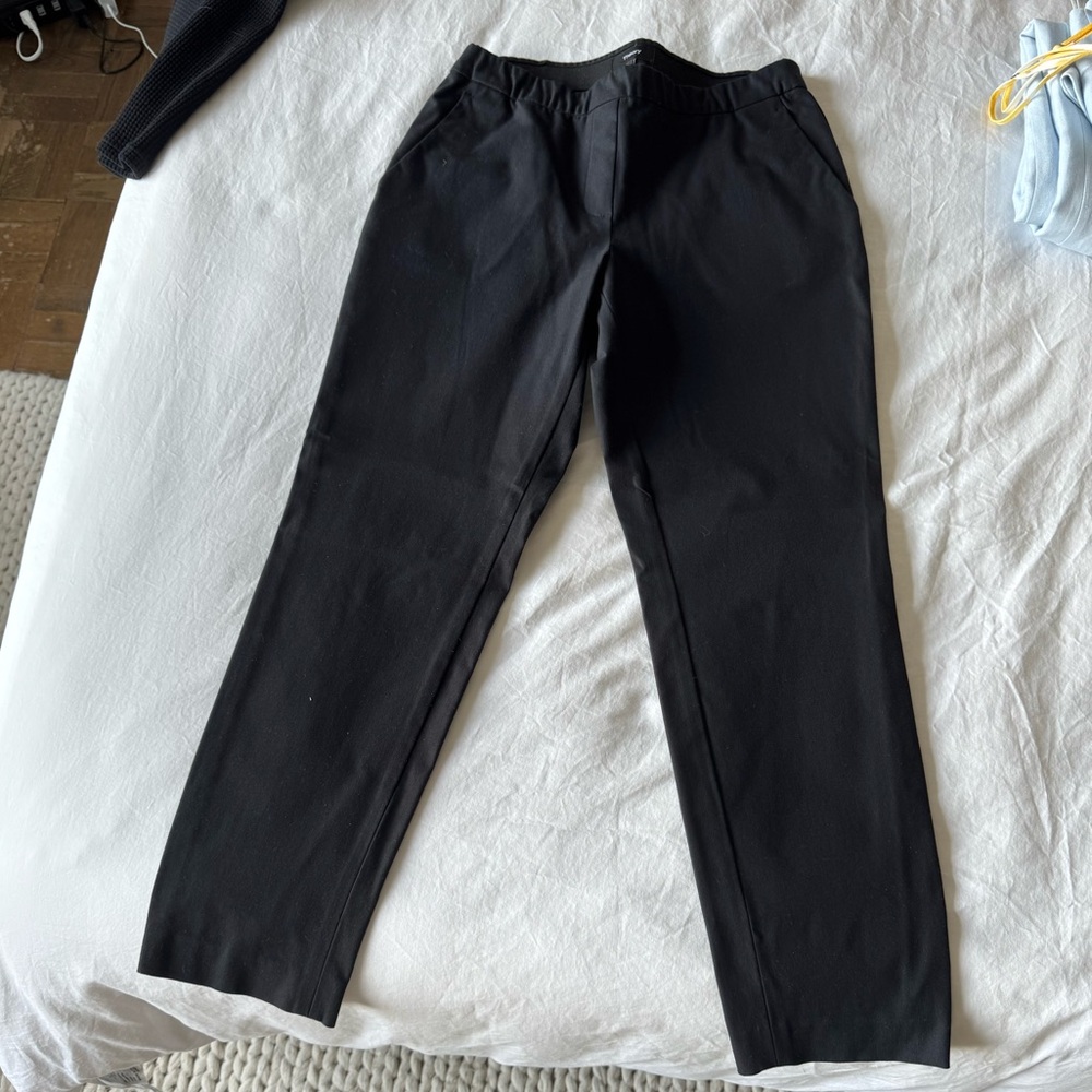 Theory slide in black trousers size 4